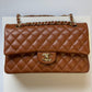 Chanel 21P Caramel Medium Lambskin Flap Bag