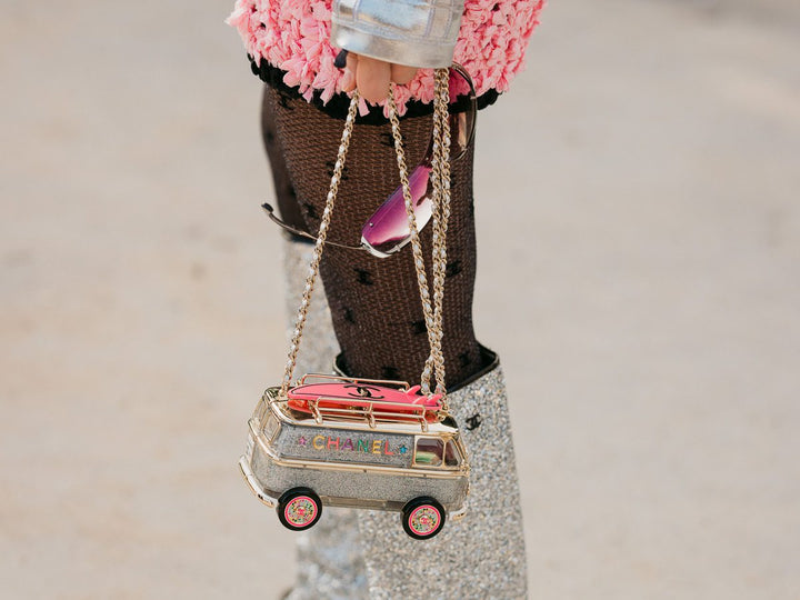 Chanel Hollywood Caravan Minaudière Multicolor Light Gold Hardware 2024