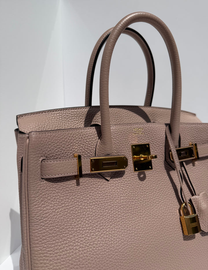Hermès Birkin 30 Glycine Togo Gold Hardware 2015