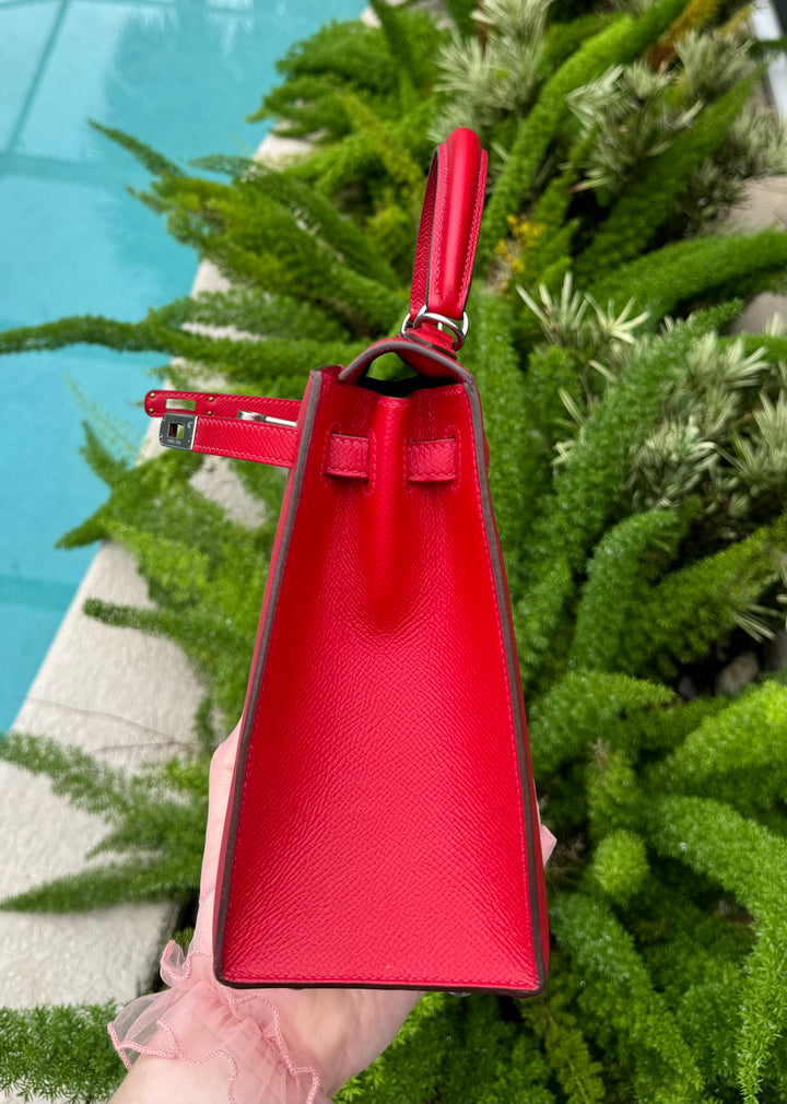 Hermes 2018 Rouge Casaque Epsom Kelly 25