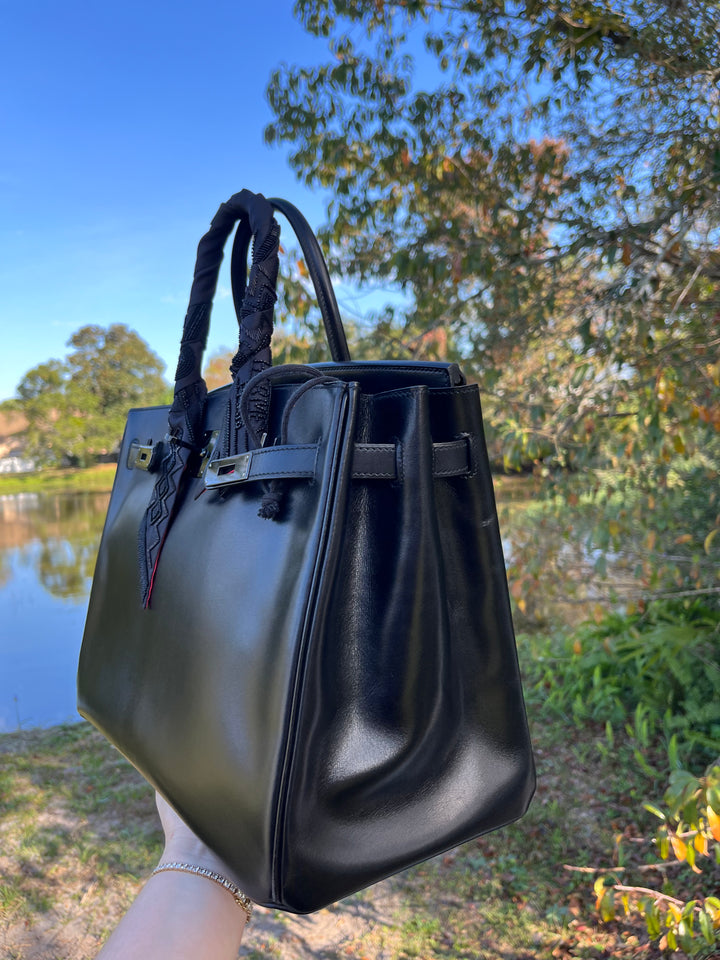 Hermes Birkin 30 So Black Box Black