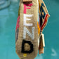 Fendi Multicolor Crochet Logo Baguette