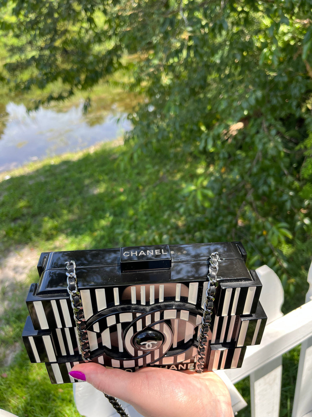 Chanel Barcode Lego Minaudiere
