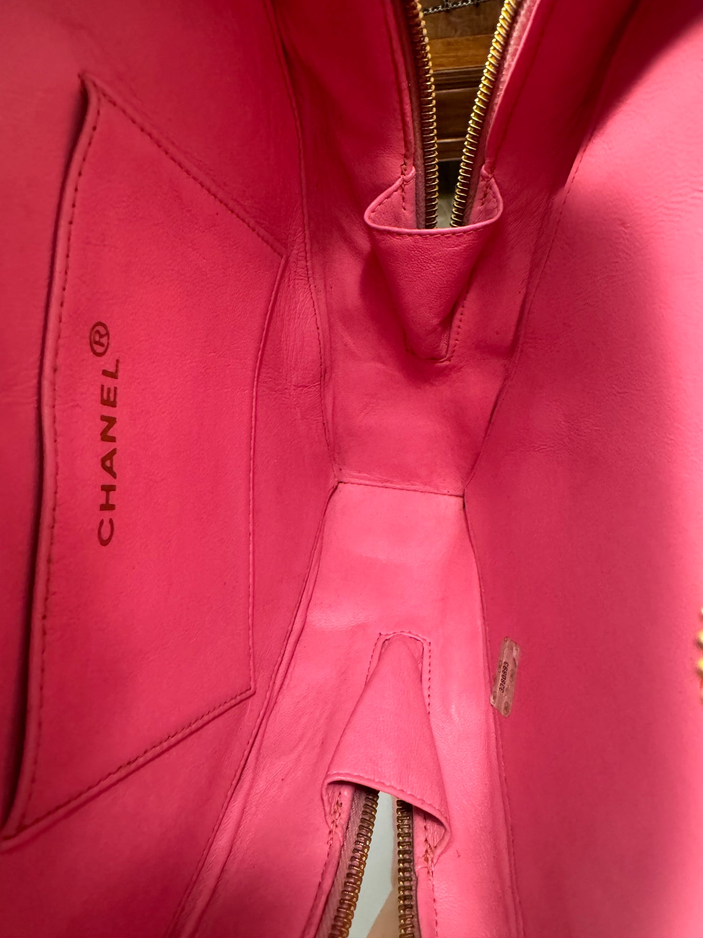 Chanel 1995 CC Pink Heart Vanity Bag