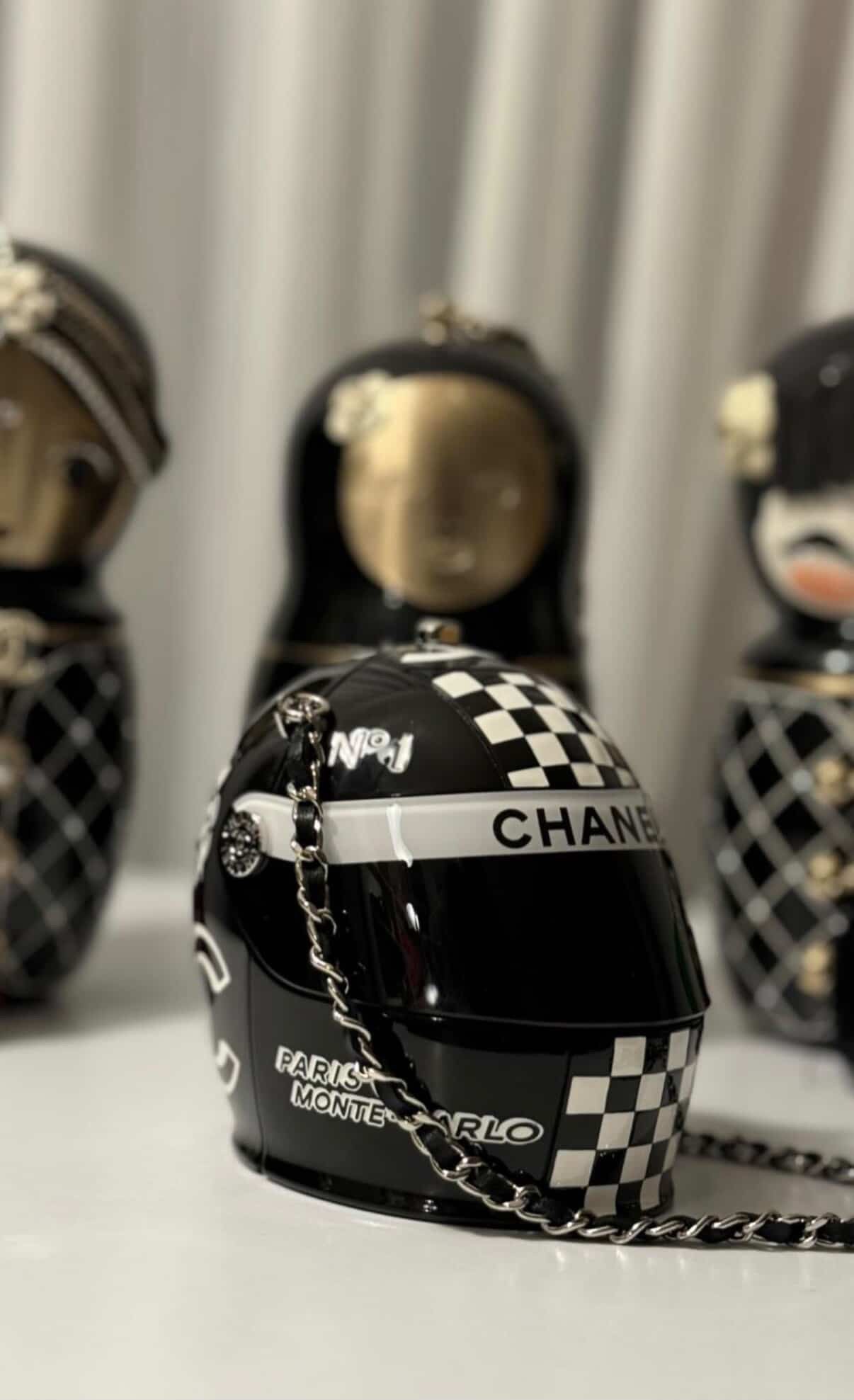Chanel 2023 Monte Carlo Helmet Minaudiere