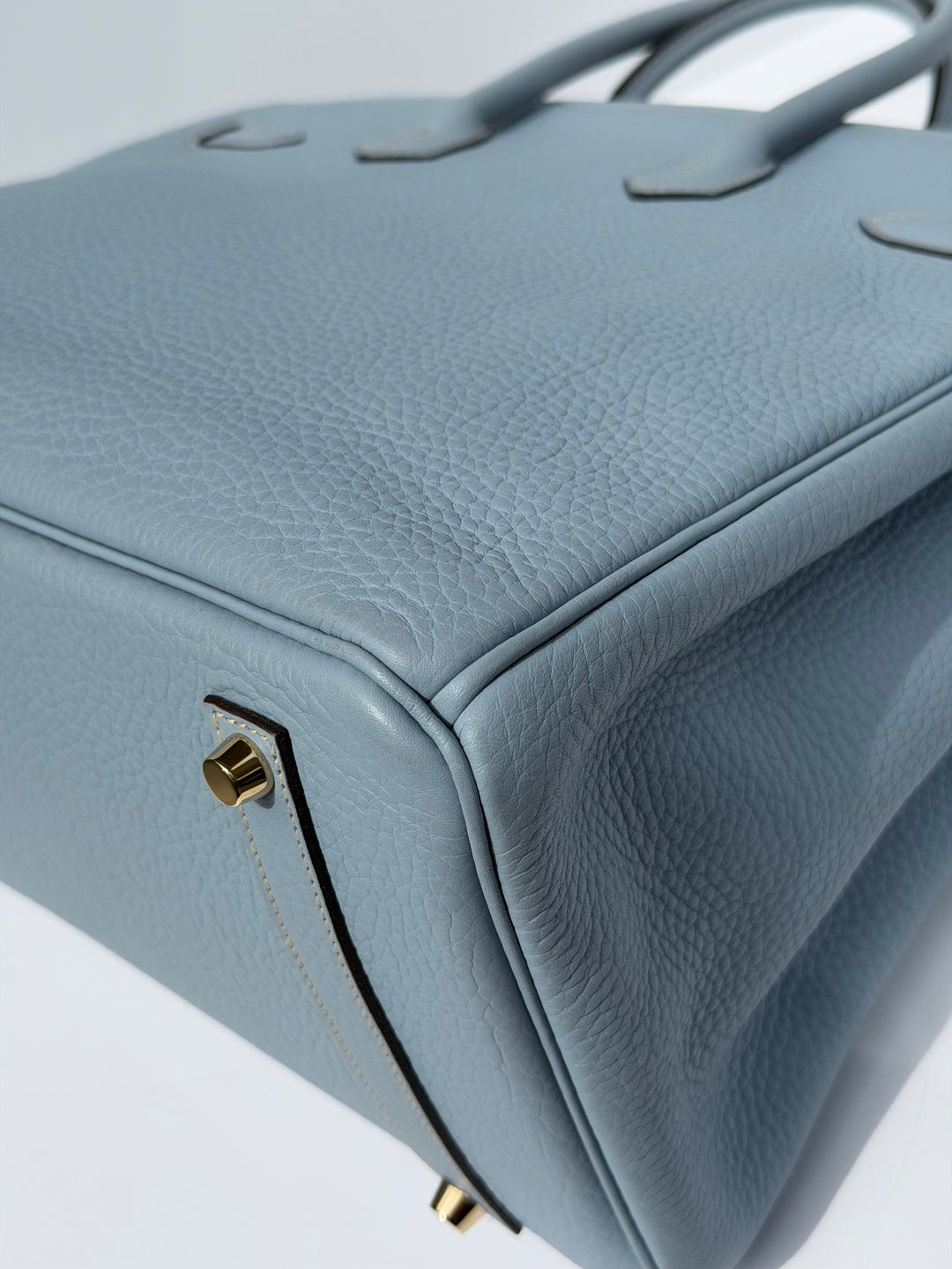 Hermès Birkin 35 Bleu Lin Togo Gold Hardware 2012