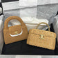 Chanel Cruise 2025/26 Braided Rattan Vanity Case