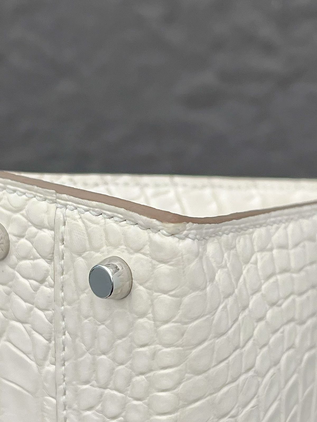Hermes Mini Sellier Nata Boreal Satin Matte Alligator Kelly 20