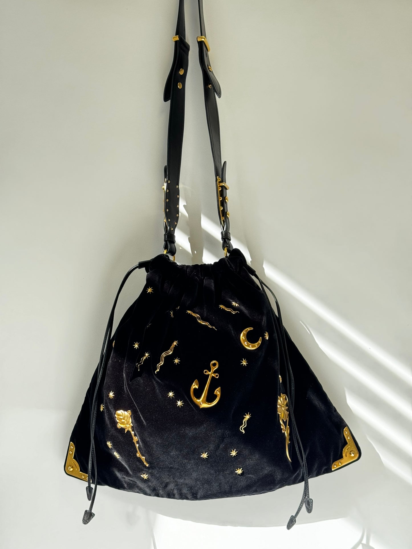 Rare 2016 Prada Velvet Cahier Astrology Bag