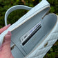 Chanel 25S Light Blue Caviar Slim Vanity Bag