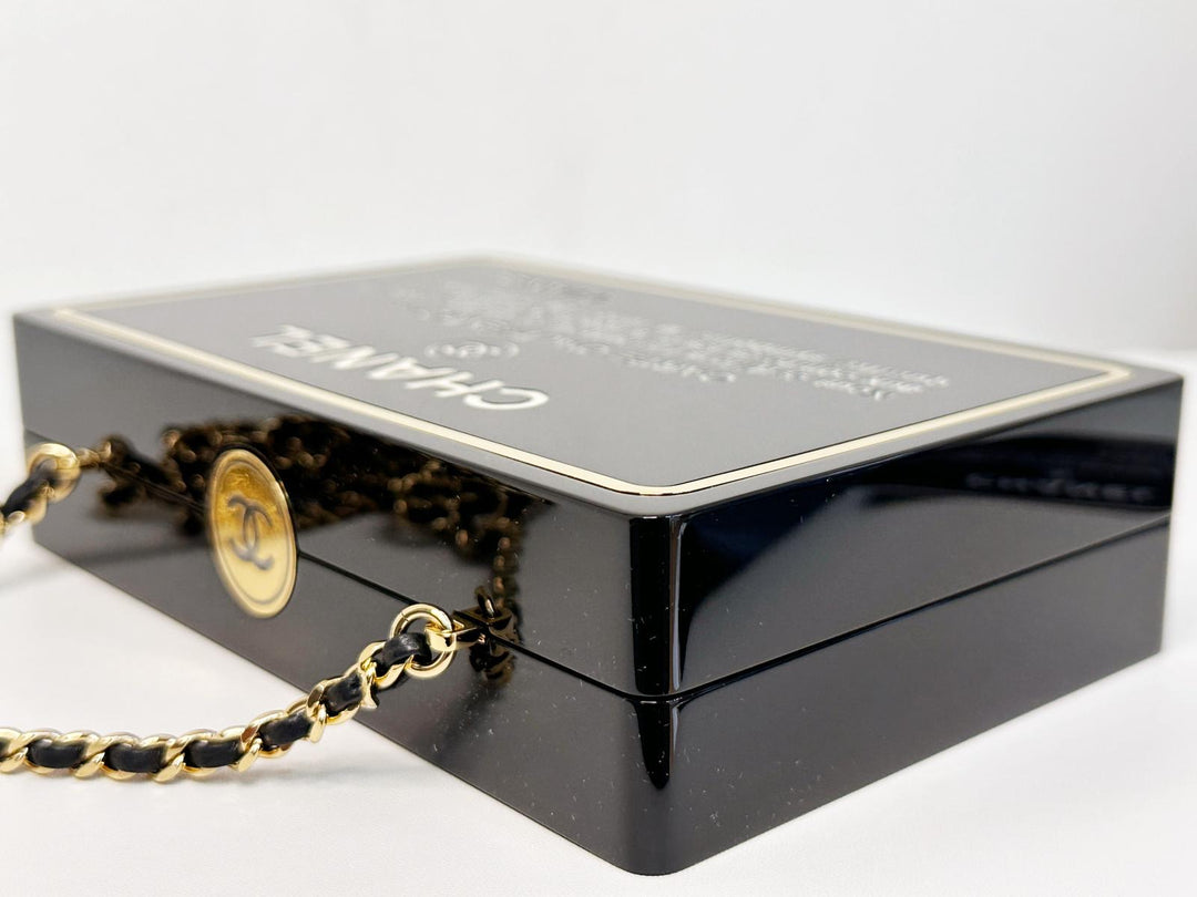 Chanel Limited Edition Black Authenticity Card Minaudière