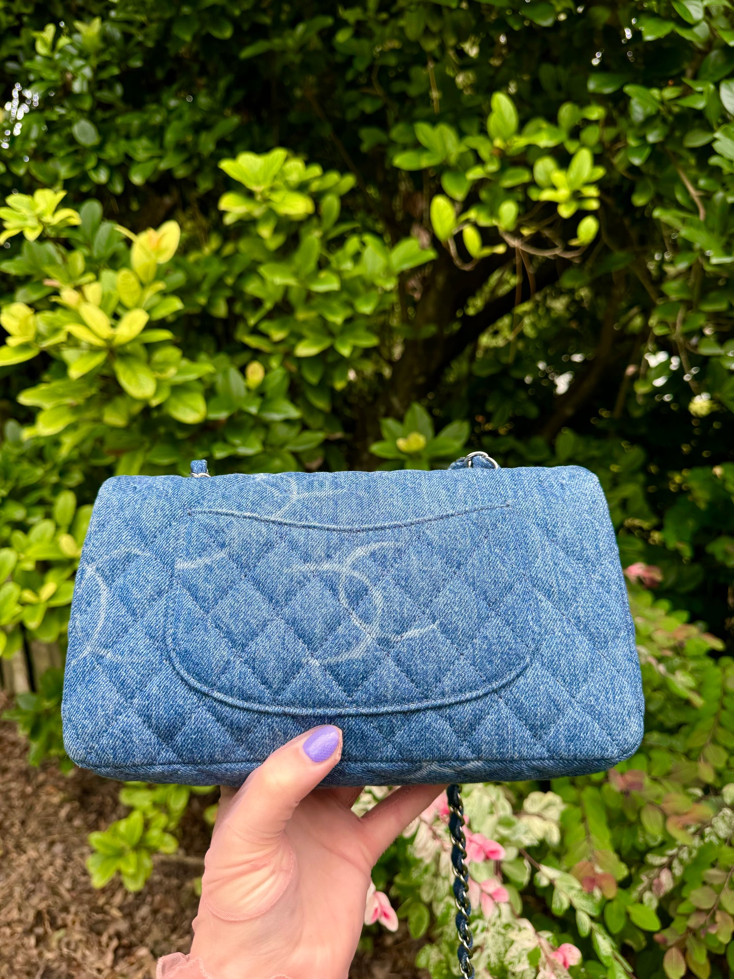 Chanel Denim CC Medium Single Flap Bag