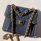 Chanel 23A Blue Denim Double You Crossbody