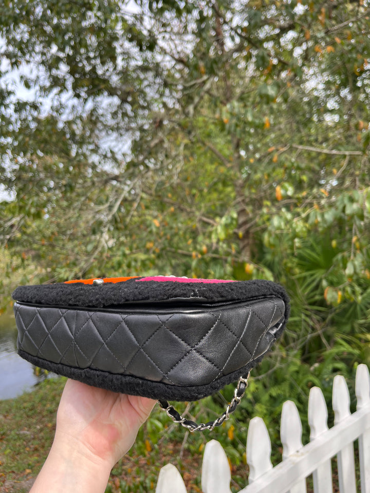 Chanel Supermarket Comic Medium Shearling Flap Bag