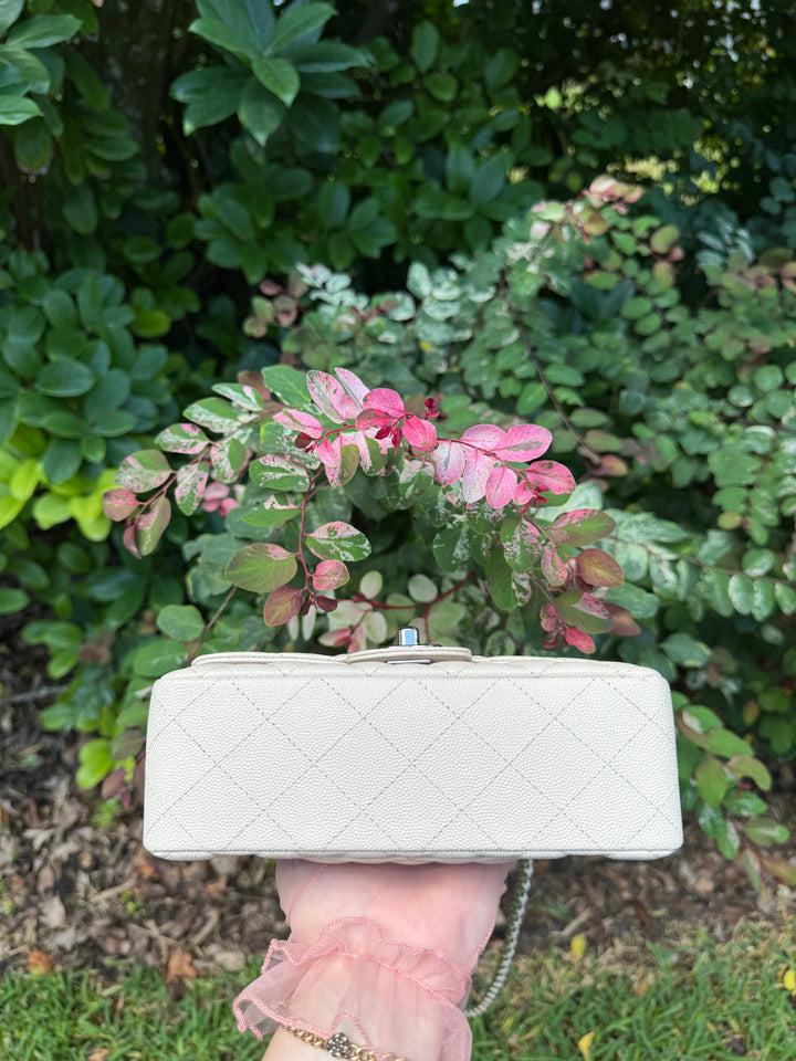 Chanel Craie Caviar Mini Flap Bag