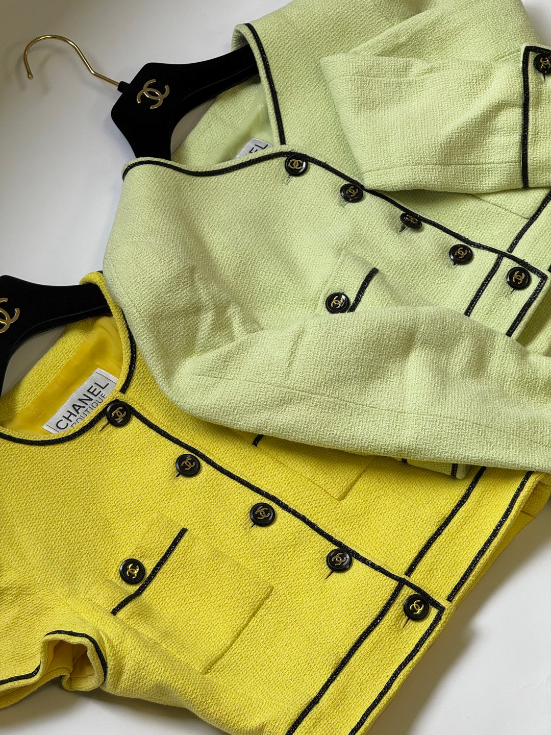 Chanel 95P Green Barbie Cropped Jacket