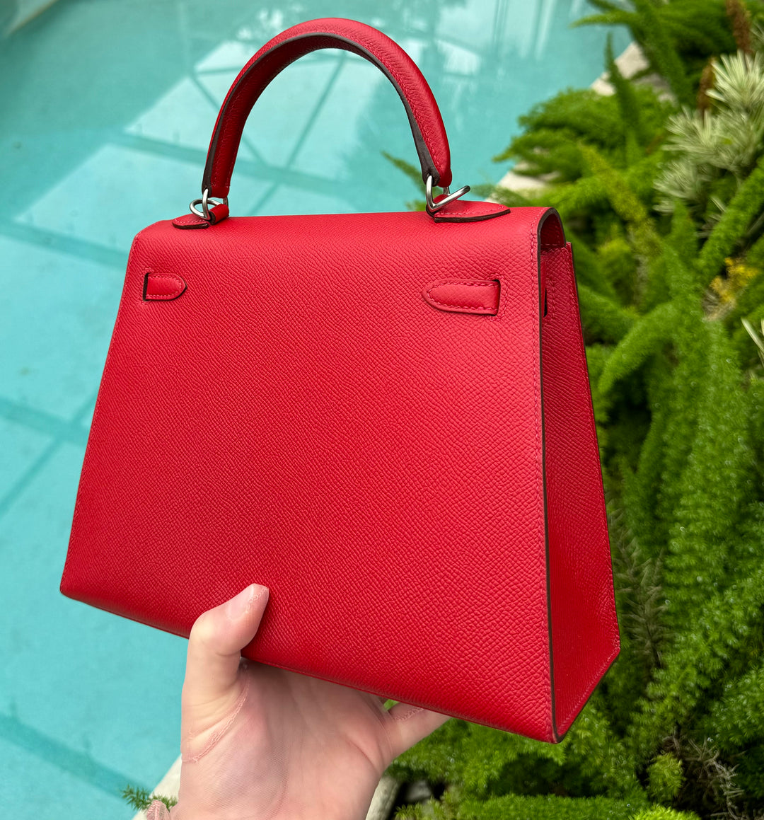 Hermes 2018 Rouge Casaque Epsom Kelly 25