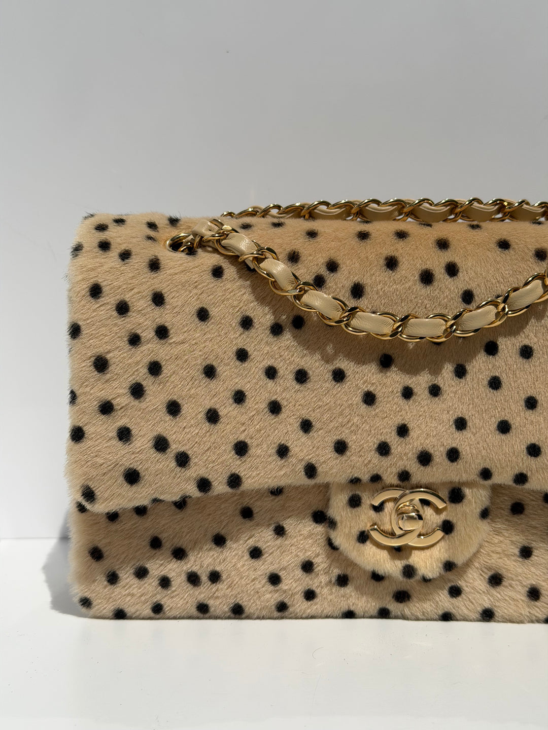 Chanel Medium Classic Flap Bag Brown Pony Hair Gold Hardware Métiers d’Art 2026