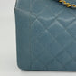 Chanel Baby Blue 24K Medium Caviar Diana Flap Bag