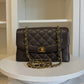 Chanel Chocolate Brown 24K Medium Caviar Diana Flap Bag