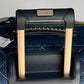 Chanel 20C Blue Quilted Denim & Leather Trolly