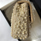 Chanel 17A Ritz Pearl Embellished Mini Rectangular Flap Bag