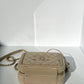 Chanel Small Nude Filigree Shearling Vanity Case