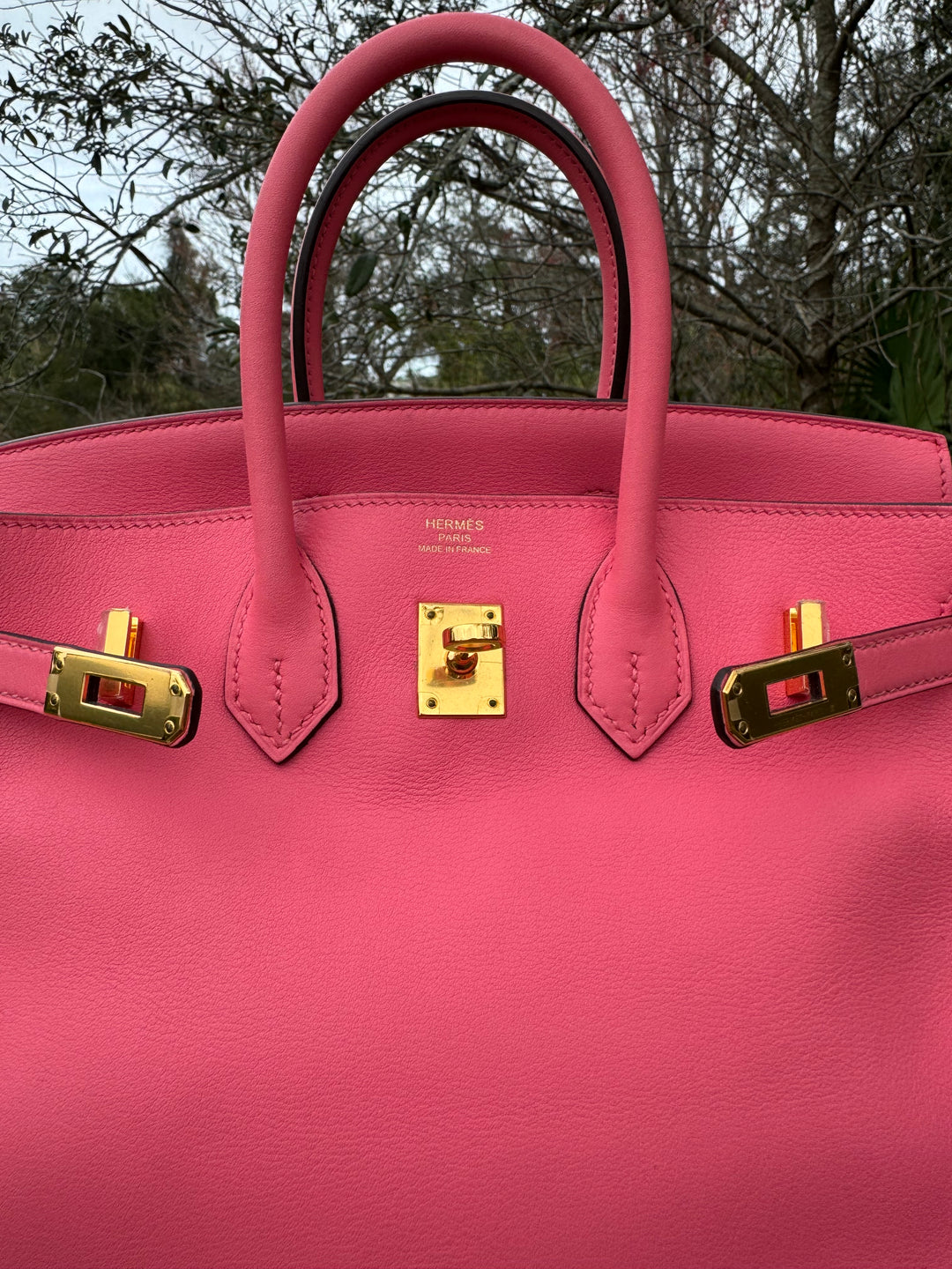 Hermes Rose Lipstick Swift Birkin 25 GHW