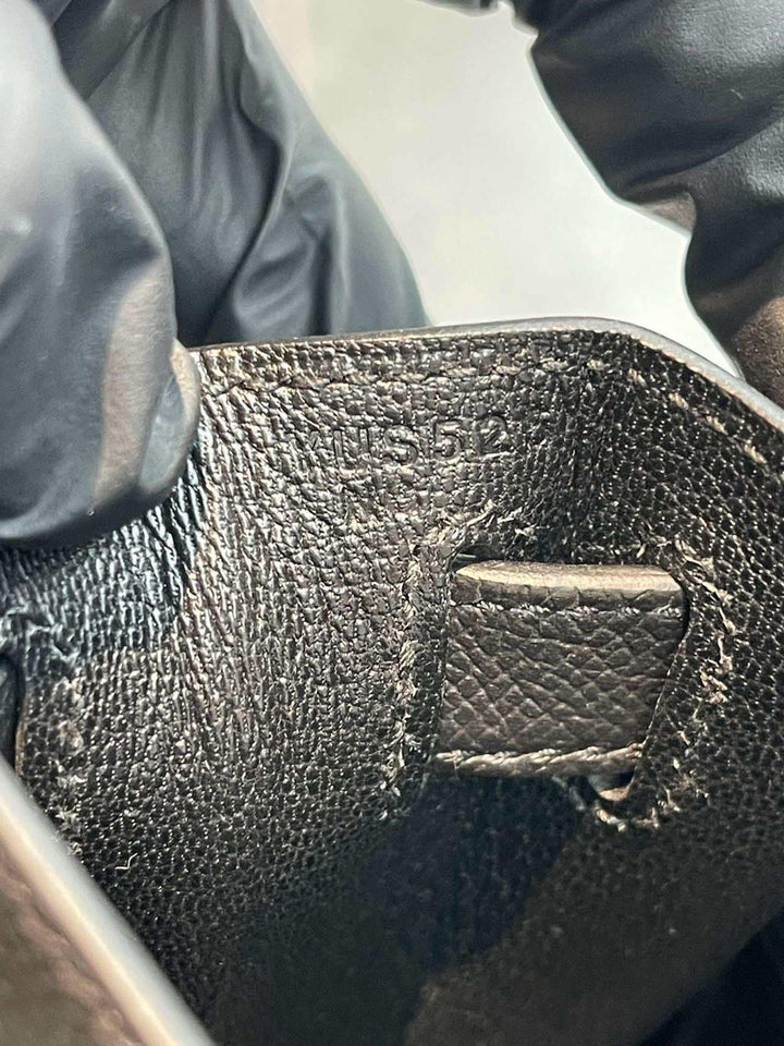 Hermes 2021 Black Noir Sellier Epsom Kelly 28
