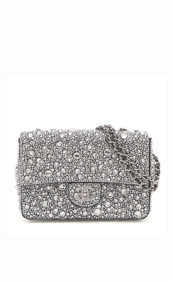 Chanel 2023 Crystal Embellished Mini Flap