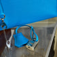 Hermes Bleu Frida Chèvre Kelly 25 Sellier