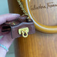 Salvatore Ferragamo Vintage Gancini Wooden Bucket Bag + Coin Pouch