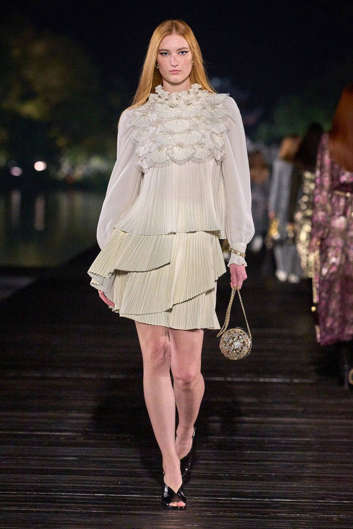 Chanel Sphere Minaudière Clutch Silver Metal & Strass Crystals Silver-Tone Hardware 2025