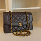 Chanel Chocolate Brown 24K Medium Caviar Diana Flap Bag