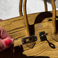 Hermes Matte Crocodile Poussiere Birkin 25 PHW