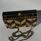 Chanel 19A Egypt Gold Lambskin Minaudière Crossbody