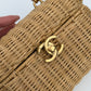Chanel Cruise 2025/26 Braided Rattan Vanity Case