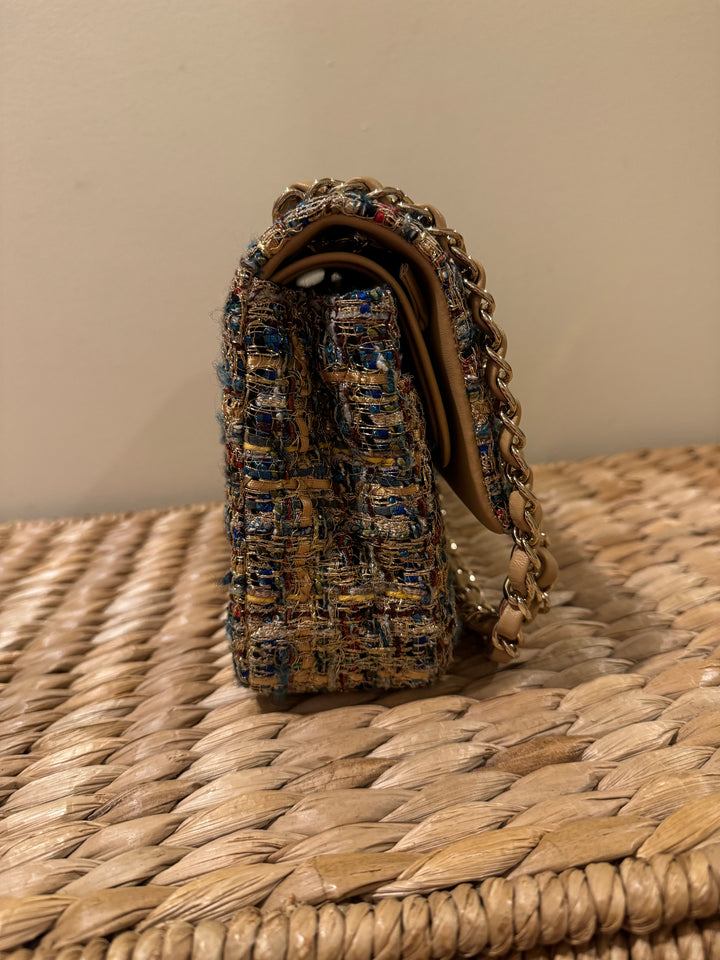 Chanel 19A Gold Metallic Medium Egypt Flap Bag