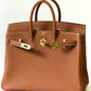 Hermes Gold Gold Togo Birkin 25