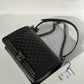 Chanel 17P Black Caviar New Medium Boy Bag