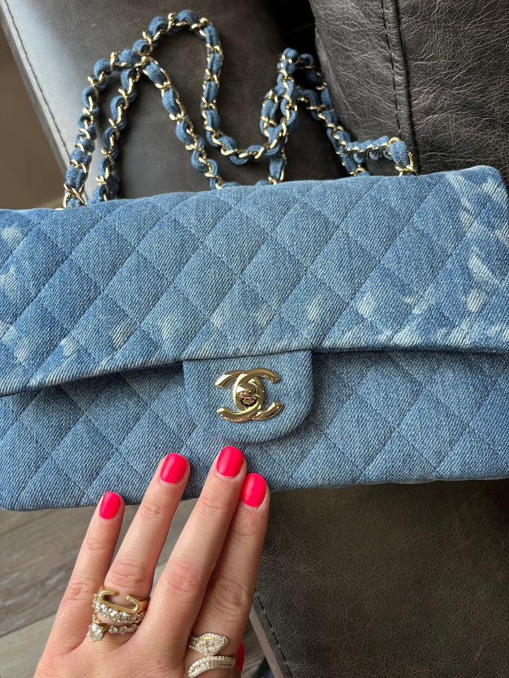 Chanel Denim Medium Classic Flap Bag
