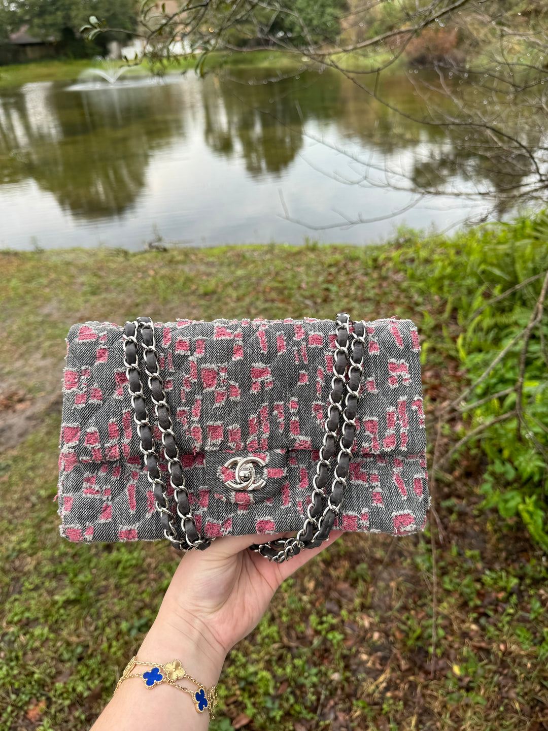 Chanel Medium Denim Patchwork Classic Flap