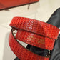 Hermes Vintage Red Lizard Kelly Sellier 20