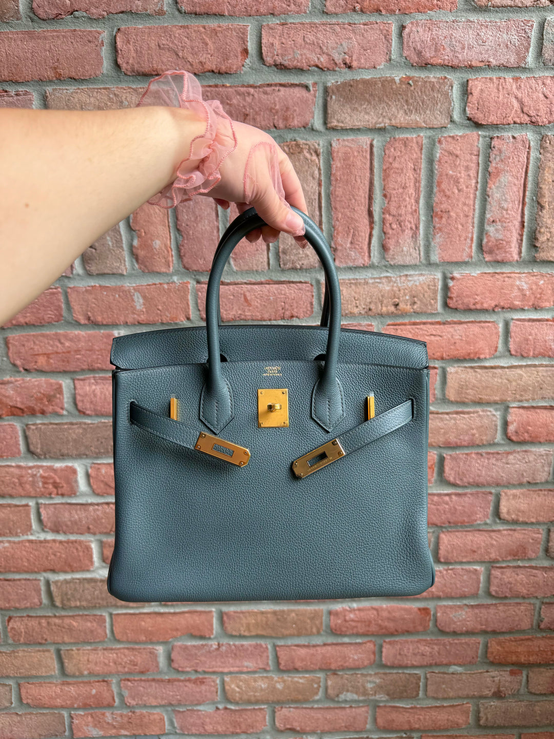 Hermes 2021 Bleu Orage Togo Birkin 30