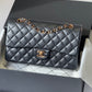 Chanel Black Medium Lambskin Flap Bag + RGHW