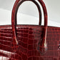 Hermes 2016 Bourgogne Shiny Niloticus Crocodile Birkin 25
