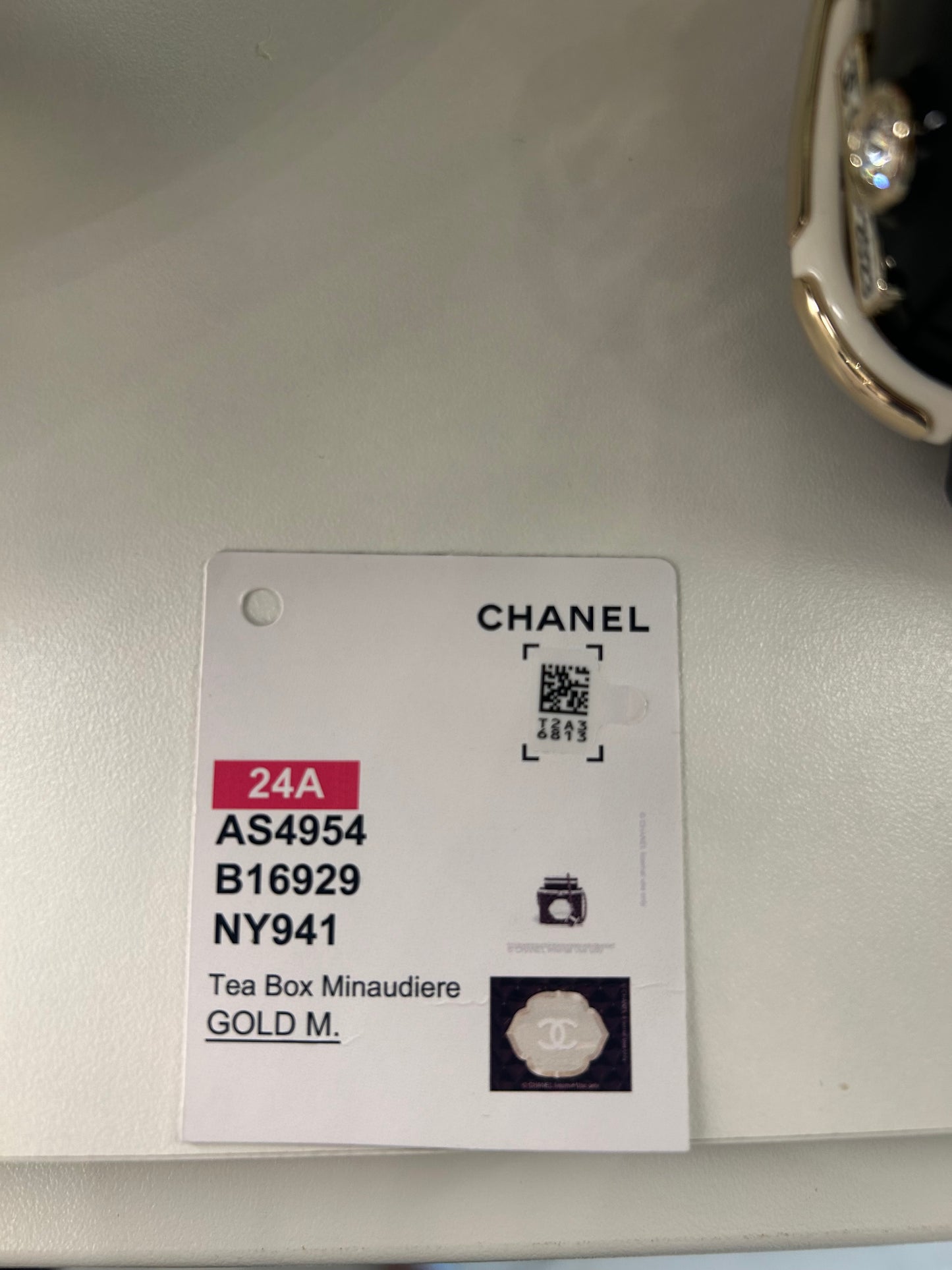 Chanel 2024 Paris Manchester Tea Box Minaudière
