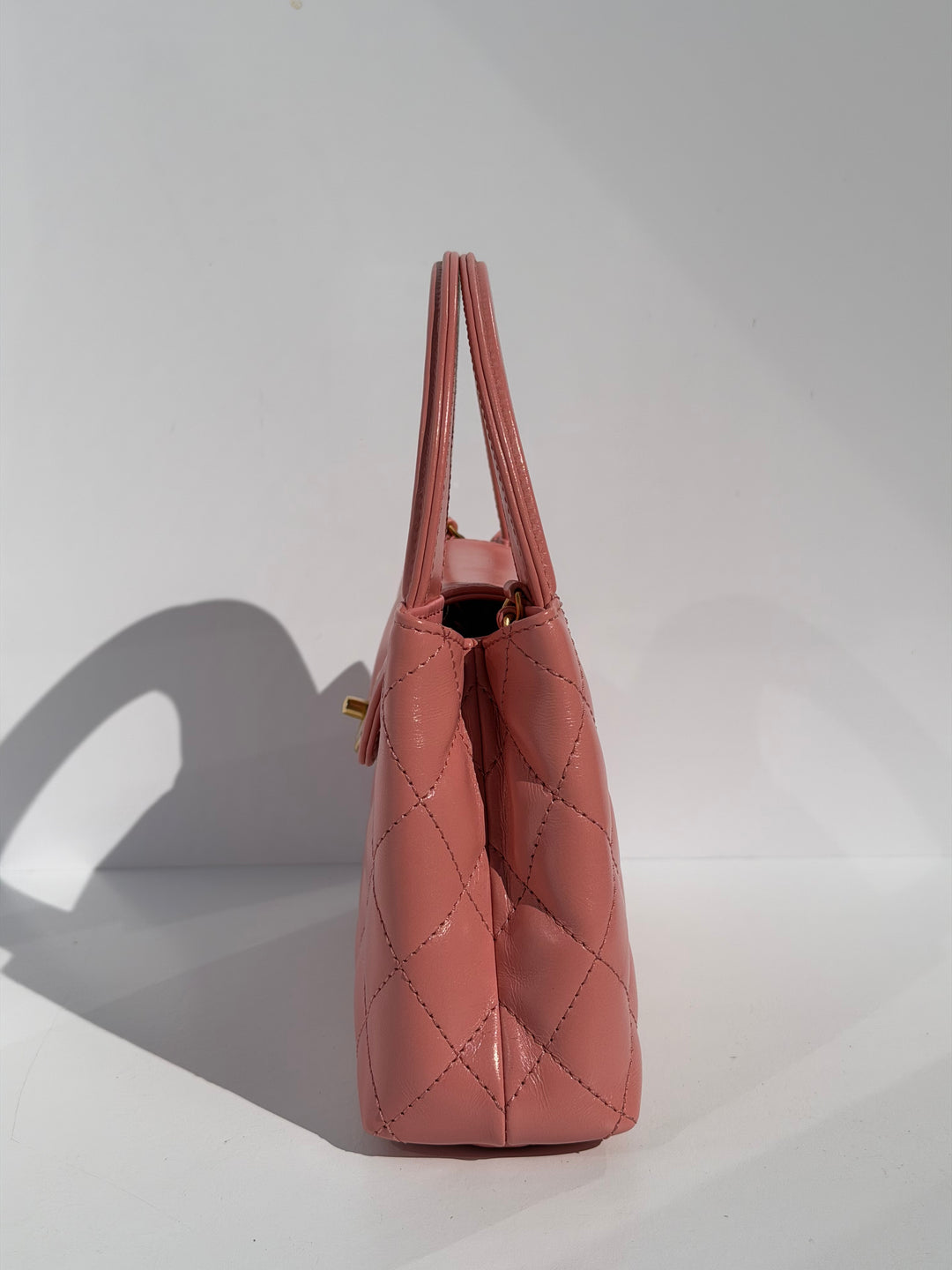 Chanel 23K Pink Aged Calfskin Mini Kelly