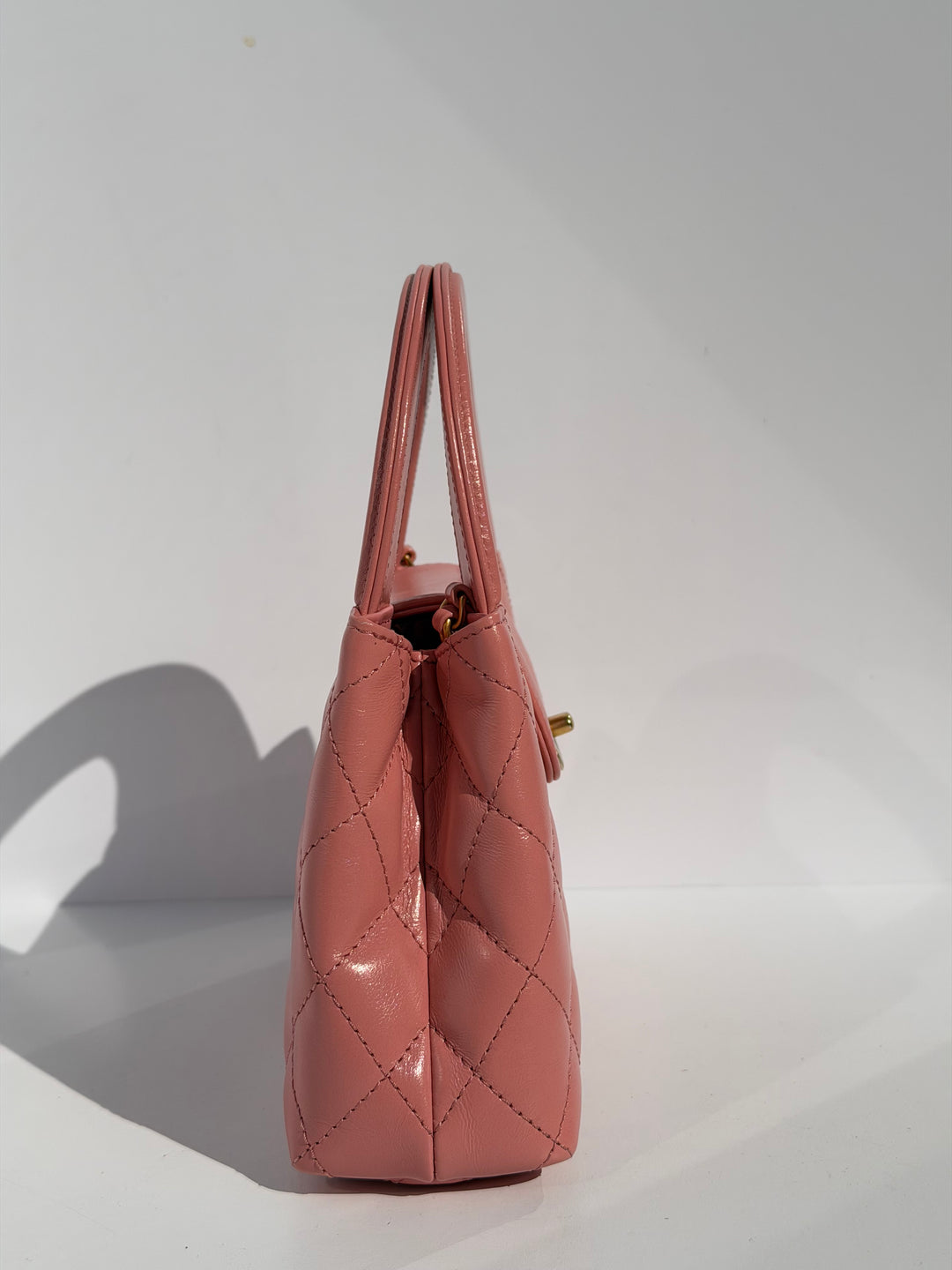 Chanel 23K Pink Aged Calfskin Mini Kelly