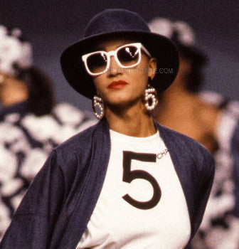 Chanel 1980s Iconic N°5 Faux Pearl Clip Earrings